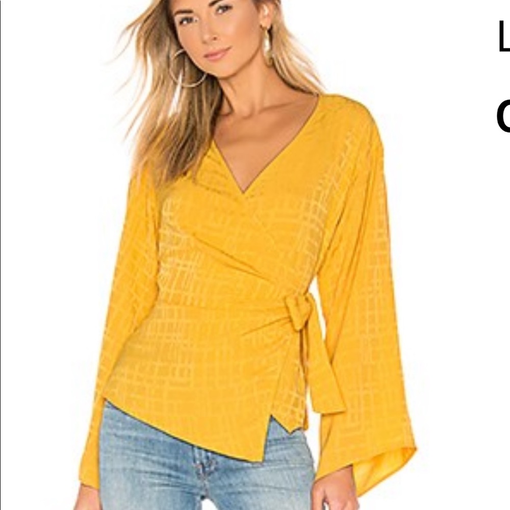 Lovers + Friends || Clarese Top in Honey Yellow